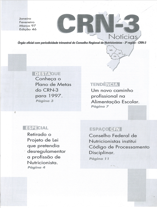 REVISTA CRN3 - 46ª EDIÇÃO