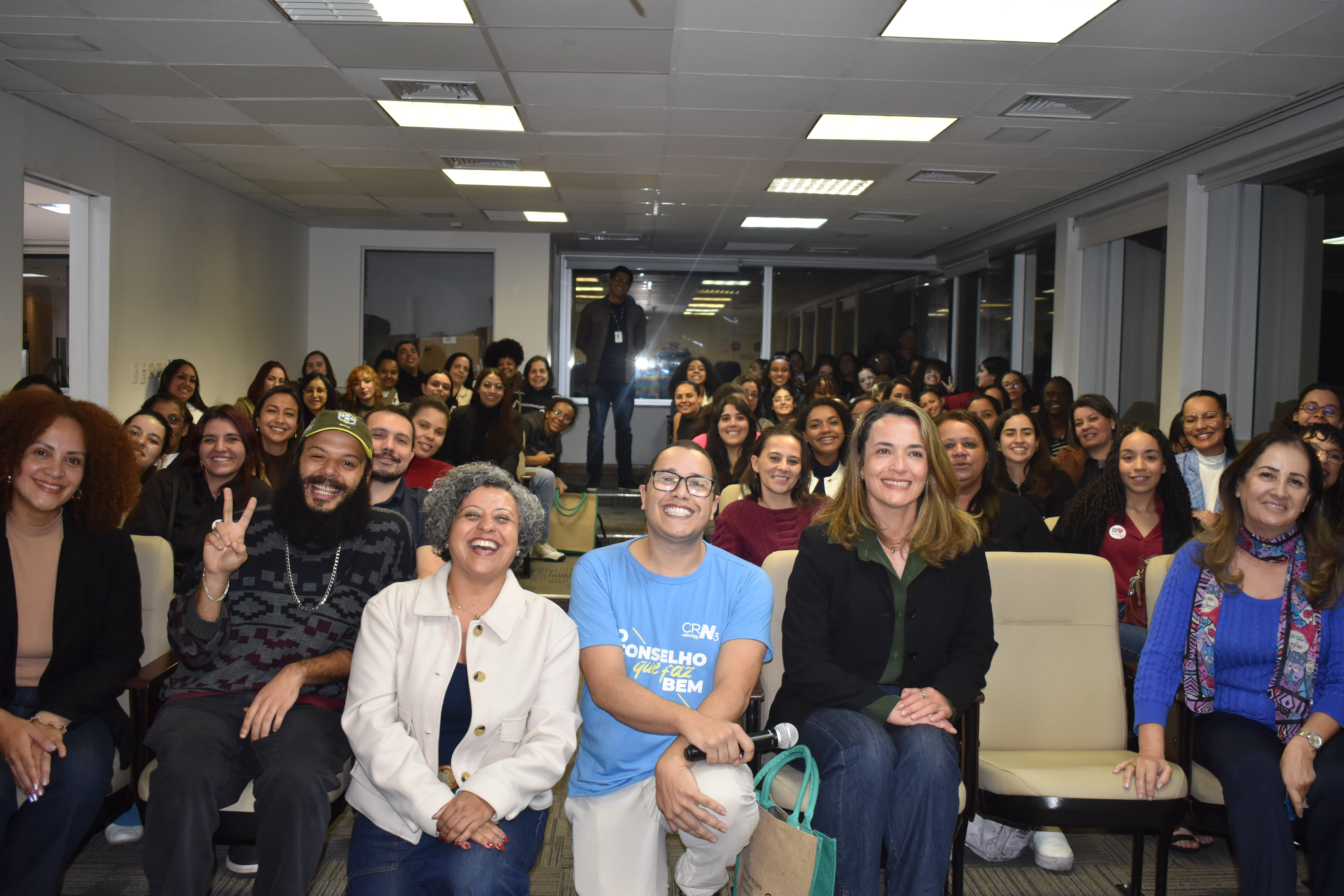 Estudantes do Curso Técnico em Nutrição e Dietética do SENAC, unidade de Osasco-SP, visitam a sede do CRN-3