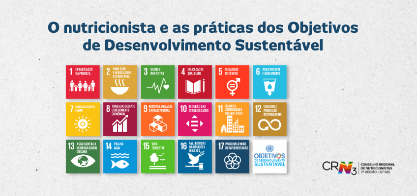 O nutricionista e as práticas dos Objetivos de Desenvolvimento Sustentável