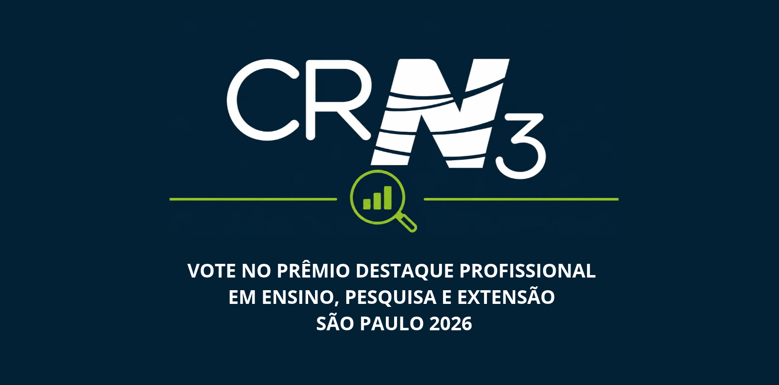 Clique aqui para ler e votar nos trabalhos do Prêmio Destaque Profissional em Ensino, Pesquisa e Extensão